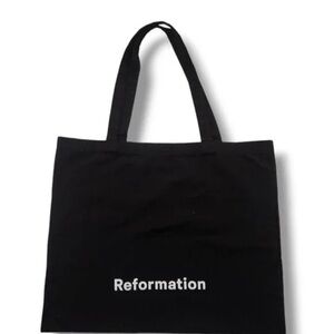 Reformation Classic Black Tote